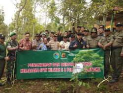 Peduli Kelestarian Hutan Lindung, Polres Majalengka Lakukan Penanaman Pohon