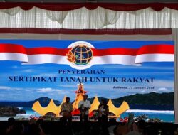 Presiden Perintahkan BPN Untuk Tahun 2018 Terbitkan 7 Juta Sertifikat
