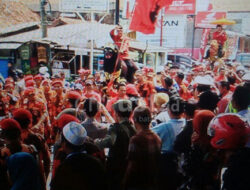 Naik Singa Barong, Paslon Bupati Cirebon Sunjaya-Imron Daftar ke KPU