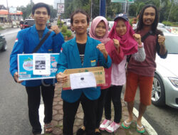 PMII UNU Cirebon Galang Dana Peduli Banjir di Japura Kidul