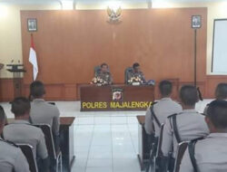 Polres Majalengka Menerima 25 Siswa Magang  Bintara Polri 2017