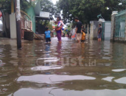 Banjir di Desa Jadimulya Gunungjati Mulai Surut