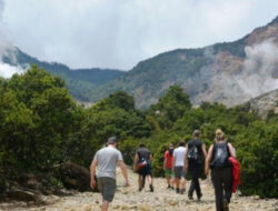 Objek Wisata Gunung Papandayan Ramai Dikunjungi Wisatawan Dalam Negeri