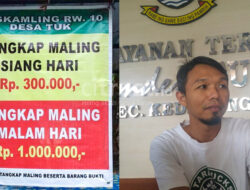 Pemdes Tuk Kedawung Gelar Sayembara Tangkap Maling Motor