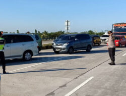 H+3 Arus Balik, Petugas Berlakukan One Way di Tol Cipali Arah ke Jakarta