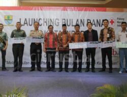 Pj Walikota Cirebon Launching Bulan Dana PMI di CSB Mall