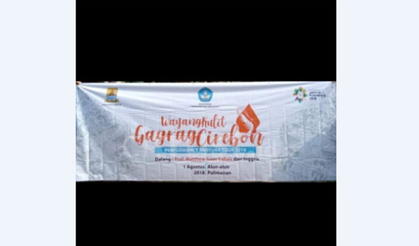 Hadirkan Dalang Inggris, Disbudparpora Kab Cirebon Akan Gelar Wayang Kulit
