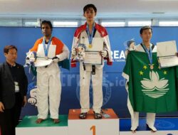 Atlet Taekwondo Kota Cirebon Raih Medali Emas di Korea Selatan