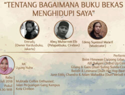 Lingkar Jenar Gelar Diskusi Bertajuk “Tentang Bagaimana Buku Bekas Menghidupi Saya”