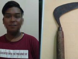 Nongkrong Bawa Celurit, Pemuda Pengangguran Ditangkap Polisi