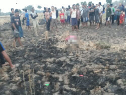 Terbakar, Petani di Majalengka Tewas Saat Bakar Jerami di Sawah