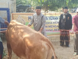 Polres Majalengka Beri Hewan Kurban ke Yayasan Penyandang Disabilitas