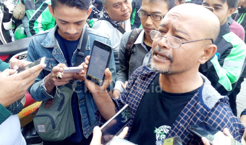 Gerudug Kantor Grab Cirebon, Ratusan Driver Online Protes