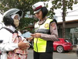 Satlantas Polres Indramayu Libatkan Polwan Cantik dalam Operasi Lalulintas