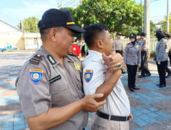 Antisipasi Tahanan Kabur, Seluruh Personel Polres Majalengka Gelar Latihan