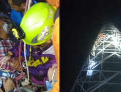 Percobaan Bunuh Diri, Sorang Pemuda di Kota Cirebon Panjat Tower