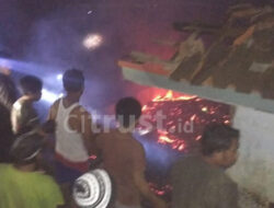 Percikan Api Tungku, Satu Rumah di Majalengka Ludes Terbakar