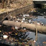 Miris! Sungai di Desa Kecomberan Kecamatan Talun Hitam dan Tercemar Sampah