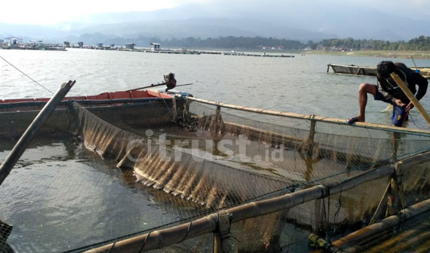 Waduk Darma Dimanfaatkan Warga Sekitar untuk Budi Daya Ikan Air Tawar