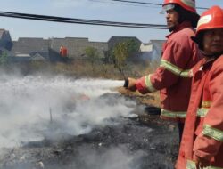 Kebakaran Lahan Kosong Hanguskan Lapak PKL