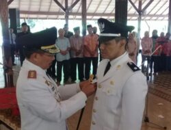Handy Riyanto Resmi Dilantik Sebagai Kuwu Kalibaru
