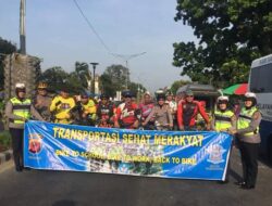 Program Transportasi Sehat Merakyat, Polres Majalengka Ajak Warga Bersepeda
