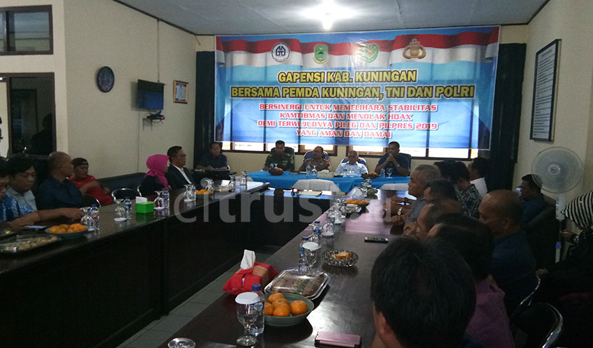 Gapensi Gandeng Bupati dan Muspida Cegah Hoax