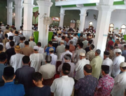 Turut Berduka Atas Musibah Palu, Donggala, Polres Majalengka Laksanakan Salat Gaib