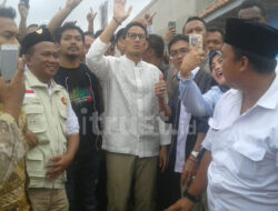 Kehadiran Cawapres RI Sandiaga Uno Jadi Artis Endrose Produk Para Pengusaha Kuningan