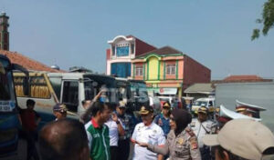 Antisipasi Lakalantas, Satlantas Polres Majalengka Cek Urine Sopir Bus Antar Kota
