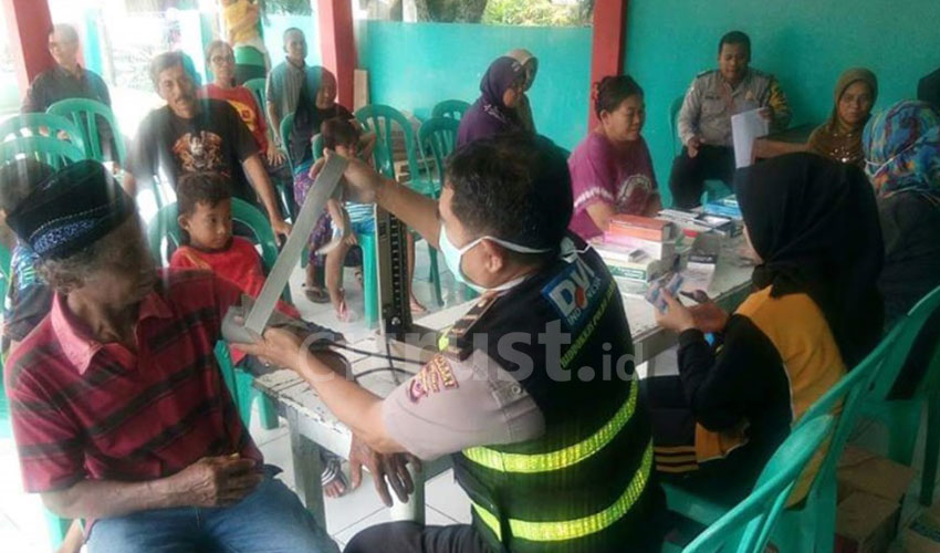 Dokkes Polres Majalengka Gelar Pelayanan Pengobatan Gratis