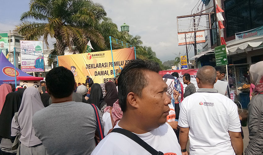 Bawaslu Kuningan Gelar Deklarasi Damai