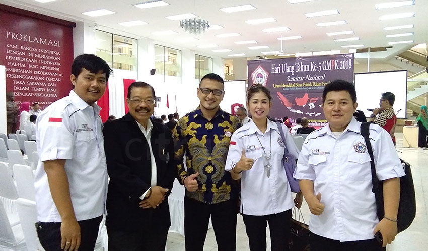 Ulang Tahun Ke-5 GMPK Gelar Seminar Nasional Upaya Mereduksi Biaya Politik Dalam Pemilu dan Pilkada