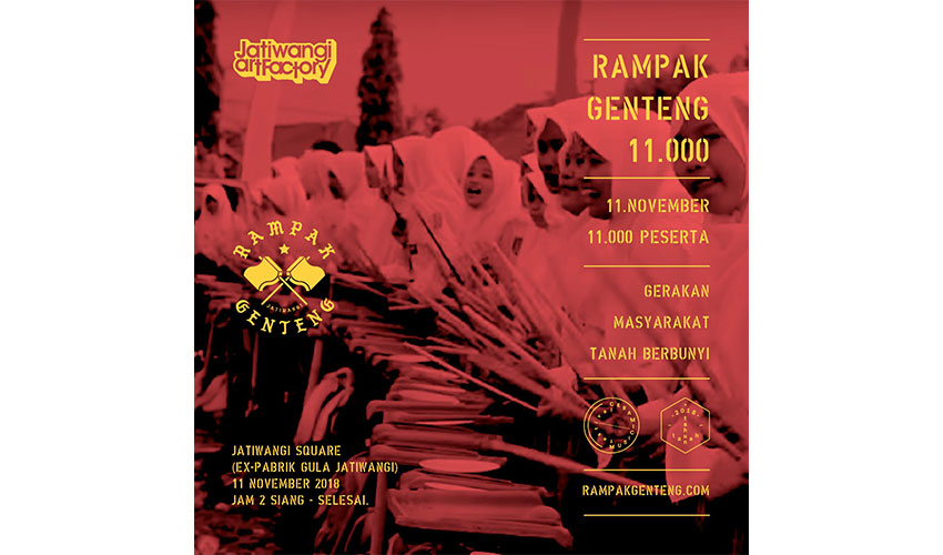 Rampak Genteng Jadi Daya Tarik Festival Musik Keramik JAF 2018