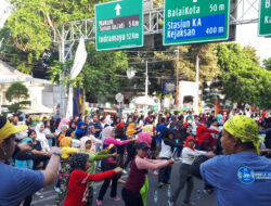 BPJS Kesehatan Cirebon Ajak Masyarakat Hidup Sehat Melalui Senam di CFD Kota Cirebon