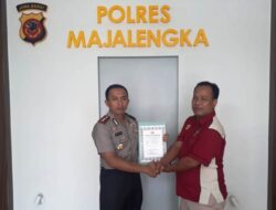Kapolres Majalengka Beri Penghargaan Kepada Paur Subbag Humas dan Personel Berprestasi