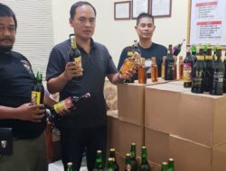 Jelang Pergantian Tahun, Polres Majalengka Sita 592 Botol Miras