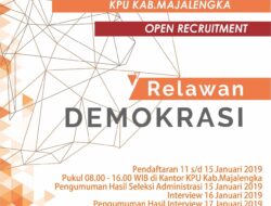 KPU Majalengka Buka Rekrutmen Relawan Demokrasi