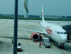Lion Air Terbang Perdana dari Kertajati ke Balikpapan