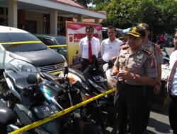 Puluhan Kendaraan Hasil Curanmor Tunggu Pemiliknya di Mapolres Majalengka