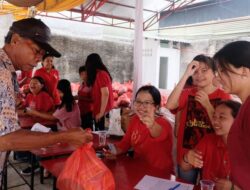 Sambut Imlek, Klenteng Dewi Welas Asih Adakan Bakti Sosial