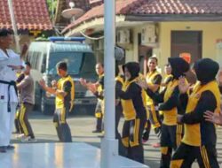 Personel Polres Ciko Tingkatkan Kemampuan Bela Diri