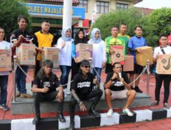Artis Preman Pensiun Ramaikan Millenial Road Safety Festival Majalengka