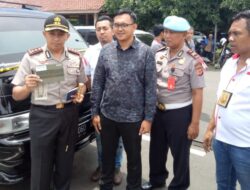 Polres Majalengka Serahkan Objek Fidusia ke Leasing