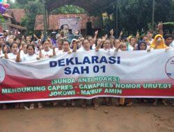 Tangkal Hoaks, Relawan SAH 01 Dukung Jokowi-Amin