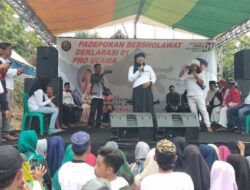 Dukung Jokowi-Amin, Pro Ulama Berselawat Bersama Ribuan Warga