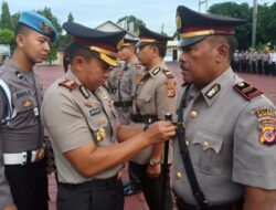 Kapolres Majalengka Pimpin Sertijab Tiga Kapolsek