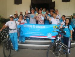 Lepas Tim Sepeda Asal Denmark, Wali Kota Cirebon Gelorakan Antinarkoba