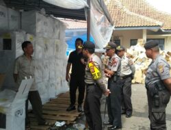 Kapolres Majalengka Pantau Gudang Logistik Pemilu 2019