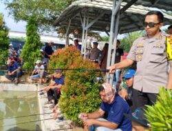 Peringati May Day, Buruh dan Kapolres Majalengka Mancing Bersama